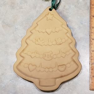 Brown Bag Cookie Art Christmas Tree mold 1986